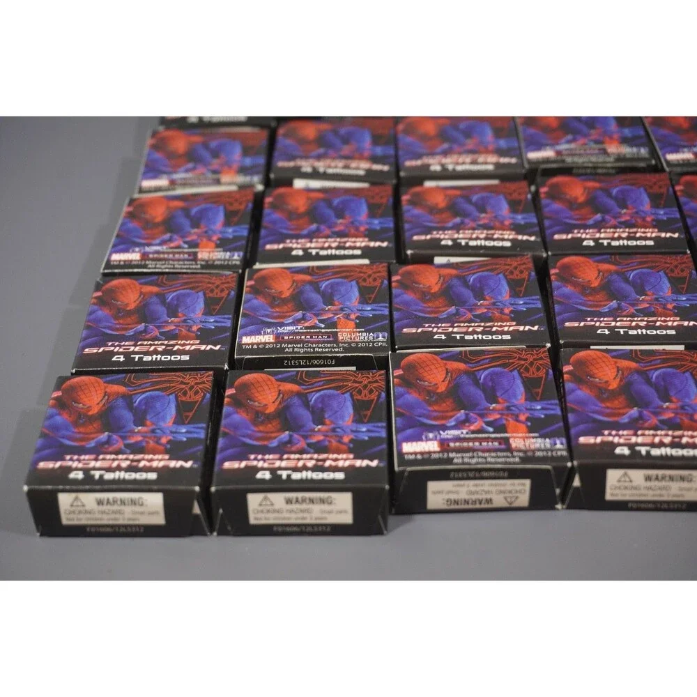 Lot of 35 The Amazing Spider-Man Temporary Tattoos Mini Boxes Party Favors Bulk